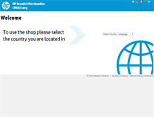 Tablet Screenshot of hpstore-emea.com